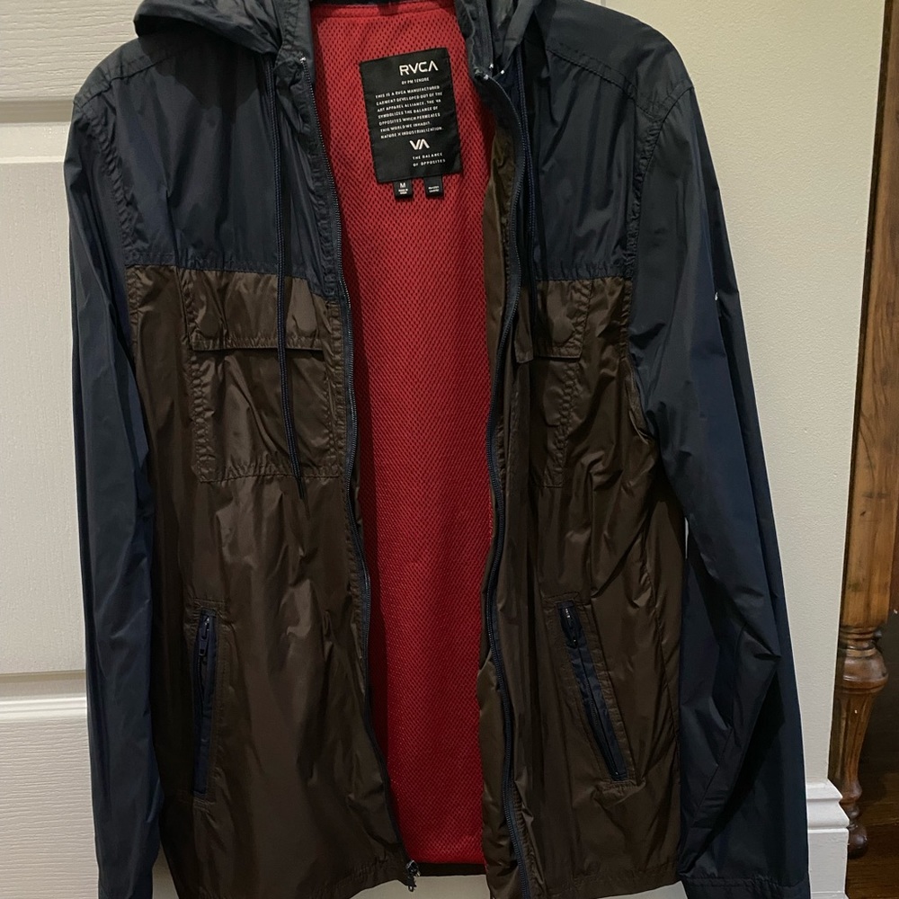 RVCA rain coat